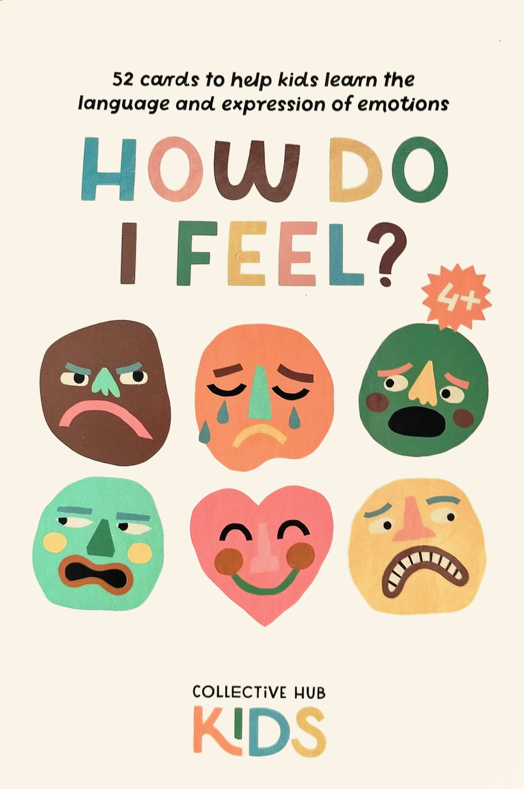 How Do I Feel? 52 Cards to Help Kids Learn the Language and Expression of Emotions by Collective Hub Kids