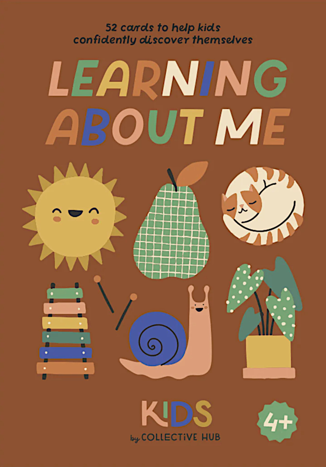 Learning About Me: 52 Cards to Help Kids Confidently Discover Themselves by Collective Hub Kids